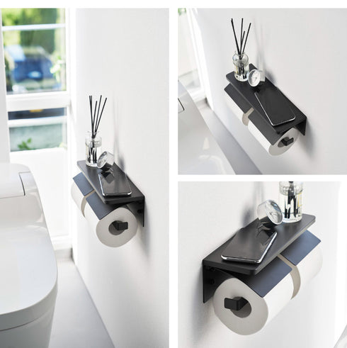 ウォールトイレットペーパーホルダー タワー ダブル 石こうボード壁対応.|s10
